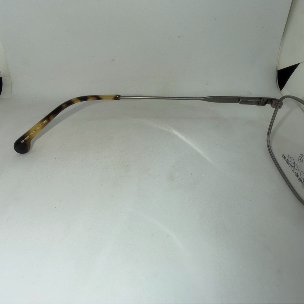 Brooks Brothers Silver Rectangular Eyeglasses - image 3